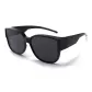 Bright Black Frame with Black Gray Lens