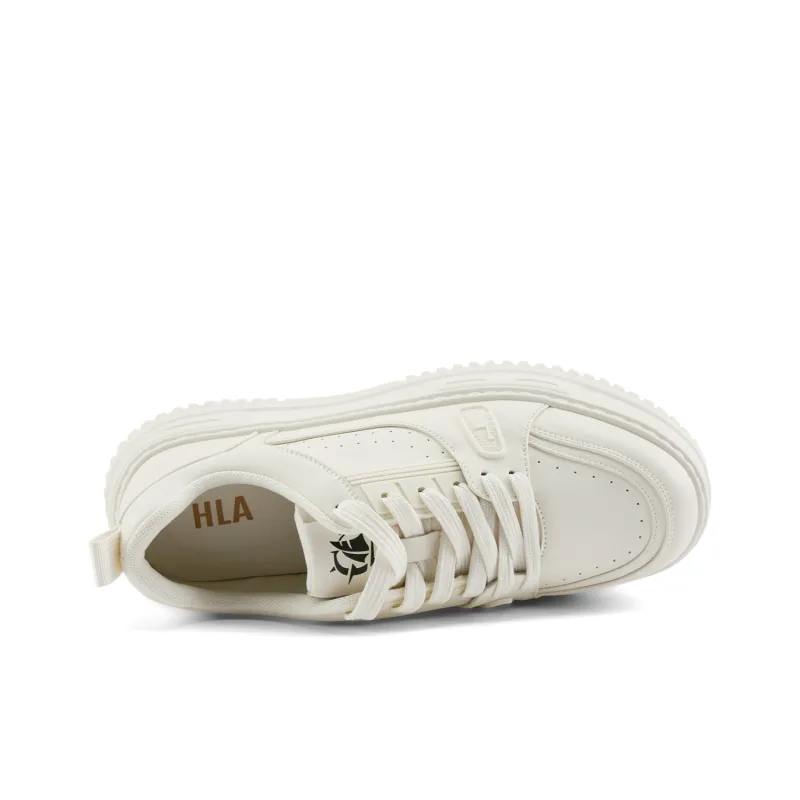HLA Skateboard Shoes Men Low Top Bleached-2