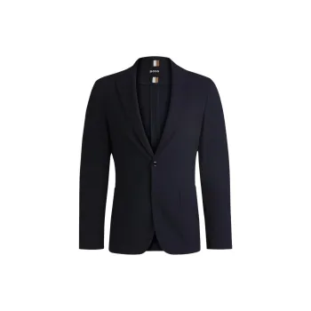 HUGO BOSS Business Suit Coat Men's Dark Blue
