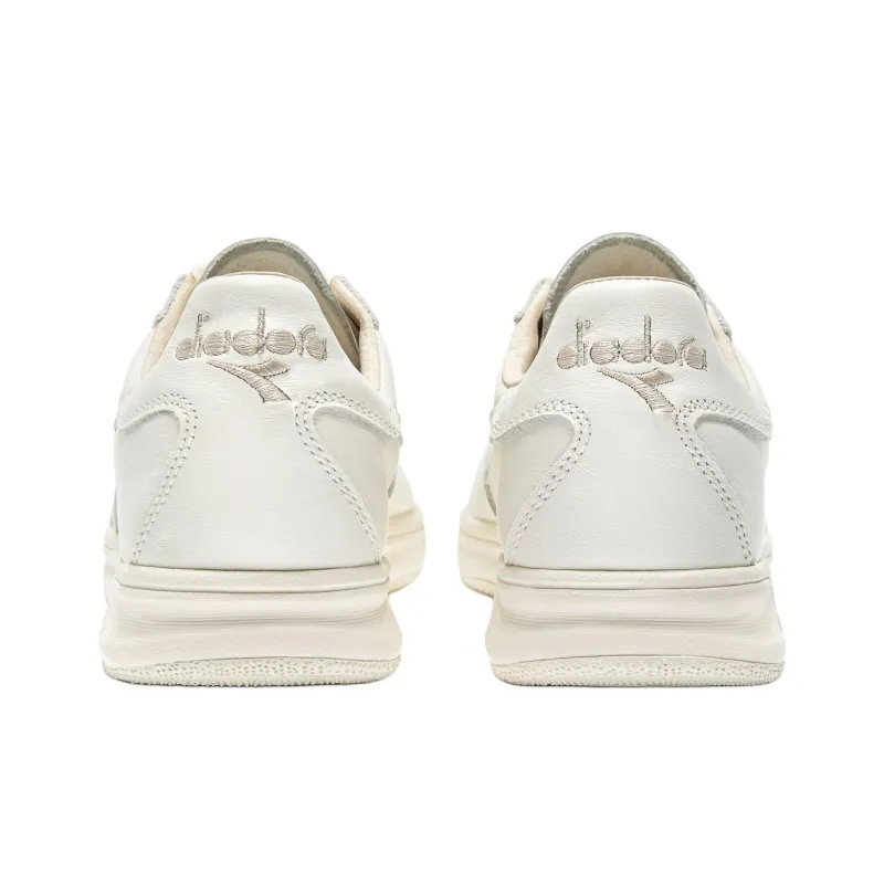 Diadora B. Elite Anti-Slip Wear-Resistant Low-Top Skateboard Shoes Unisex White-3