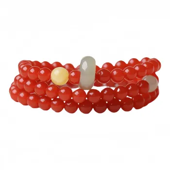 Xifeng Building Southern Red Agate Bracelets Unisex