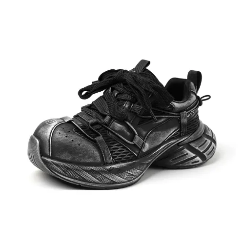 YIKEFEI Height Increasing Low Top Chunky Sneakers Women's