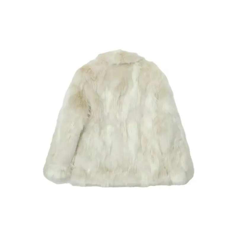 PAIN OR PLEASURE Velvet feel Coat Women's Apricot-1
