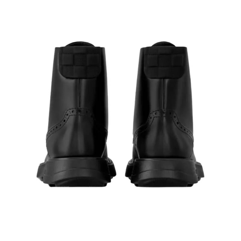 LOUIS VUITTON Bastille Ankle Boots Men's Black-4