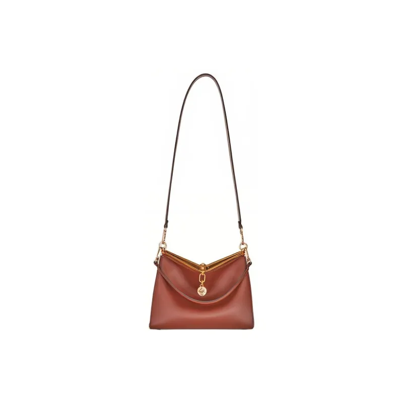 ETRO Calfskin Portable Crossbody Bag, Shoulder Bag Medium Size Women's Dark Brown-1