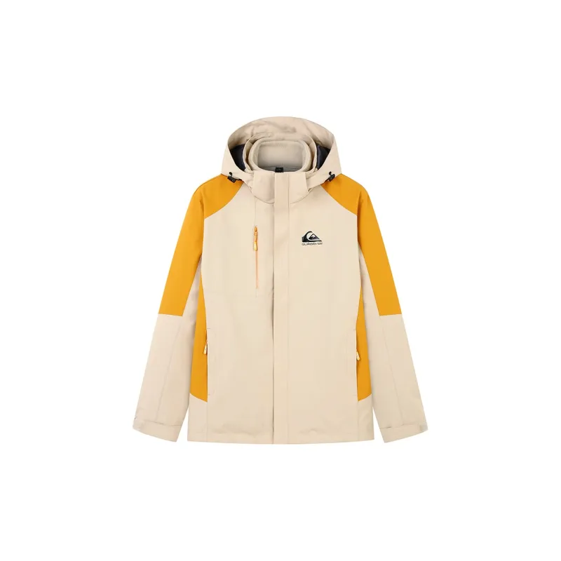 Quiksilver Hiking Water-Resistant Windproof Water-Repellent Rainproof Windbreaker Jacket Unisex-14