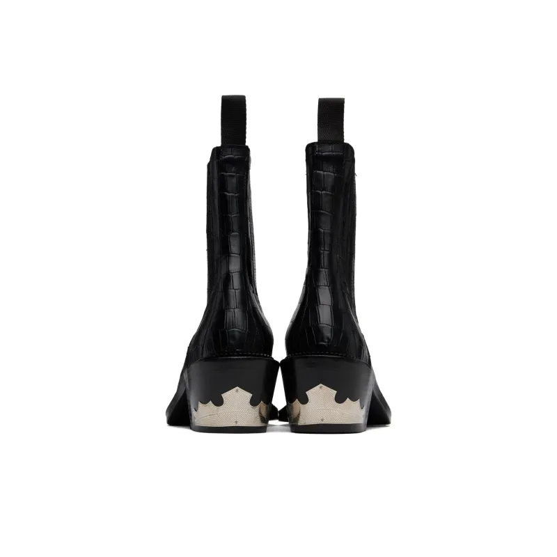 TOGA VIRILIS Short Chelsea Boots 6.5cm Men's Black-3