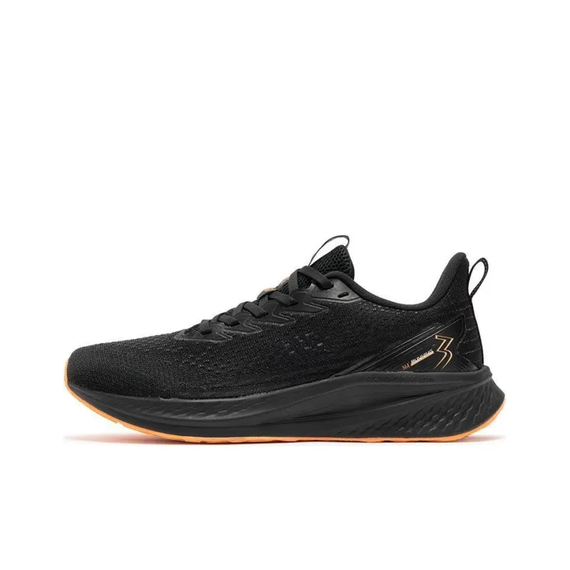 361° Abrasion Resistant Slip Resistant Low Top Running Shoes Men's Black-0