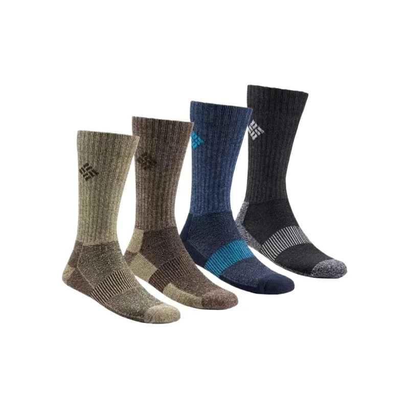 Columbia MC Mid-Calf Socks Men's 4 Pack Mixed Color-1