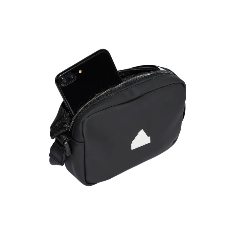 Adidas Polyurethane Shoulder Bag Crossbody Bag Mini Women's Black-2
