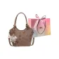 Khaki with Charm-Shopping Bag
