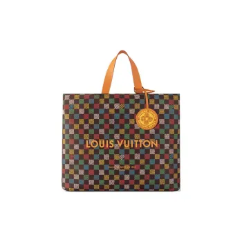 LOUIS VUITTON Shopper Tote Mm Damier Ebene Multicolor