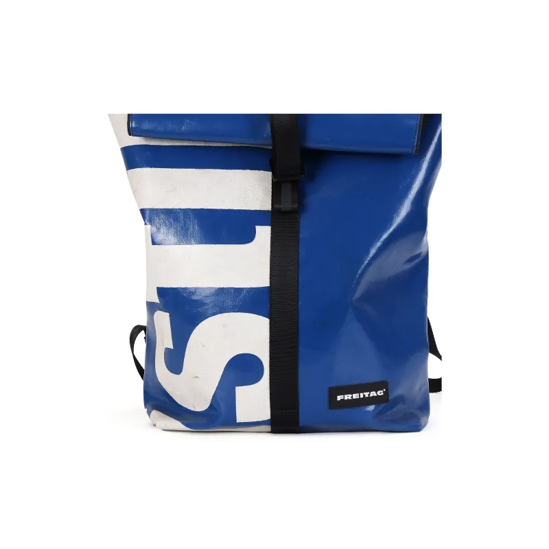 FREITAG PVC Polyvinyl Chloride Backpack Large Size Unisex Blue-4