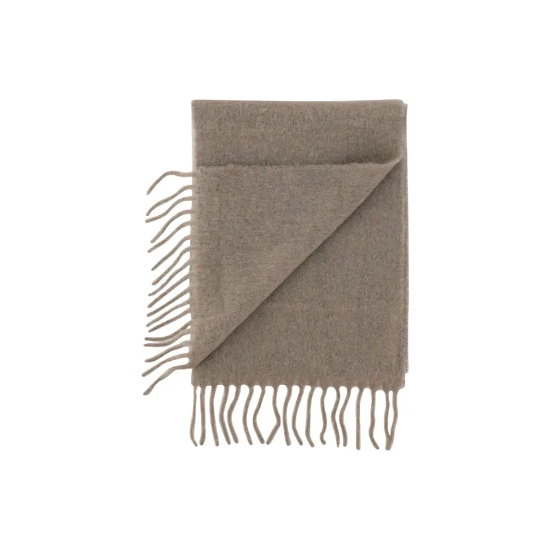 AMIPARIS Knit Scarves Unisex Taupe-3