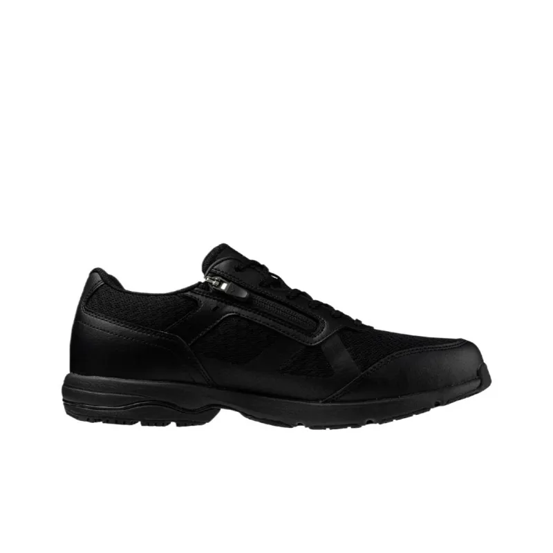 Mizuno Abrasion Resistant Low Top Hiking Shoes Unisex Pitch Black-1