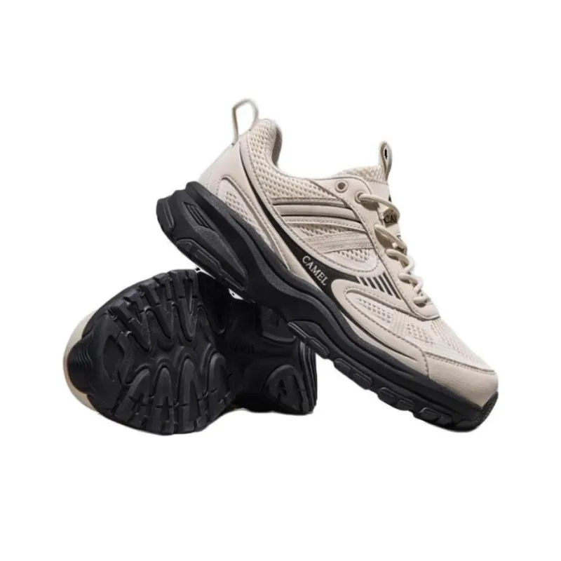CAMEL Slip Resistant, Abrasion Resistant, Breathable Low Top Chunky Sneakers Men's-3
