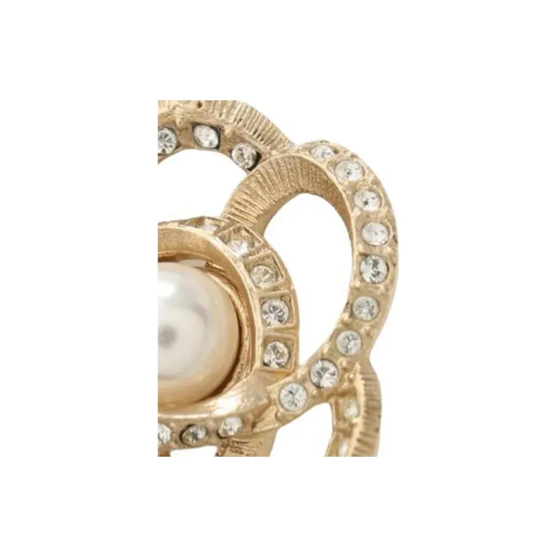 CHANEL 1986 1988 Camellia pendant Necklace-1