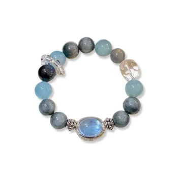 Harf Crystal Jade Bracelets Unisex