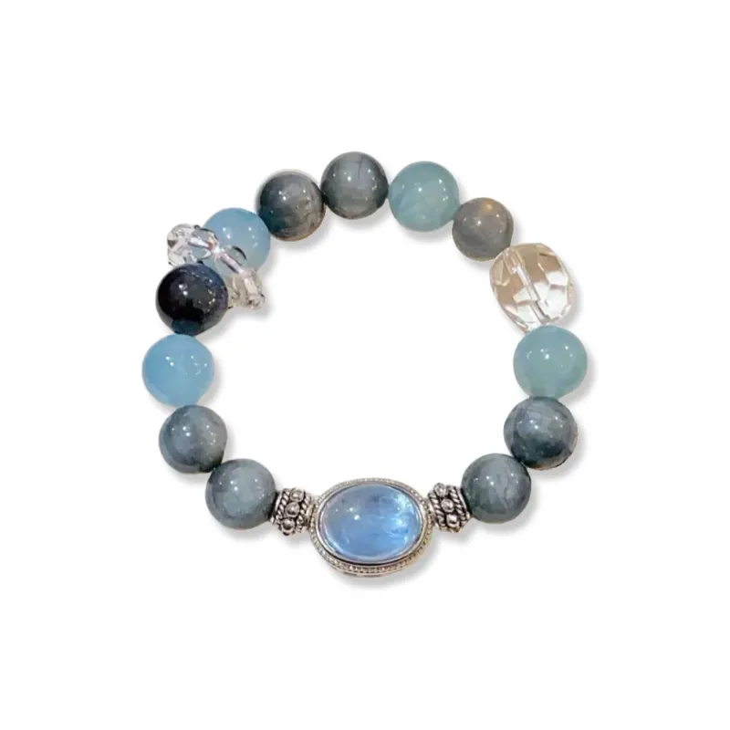 Harf Crystal Jade Bracelets Unisex-0