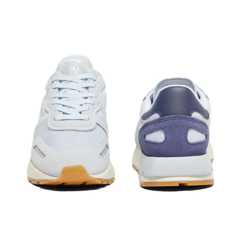 LACOSTE Anti Slip Wear Resistant Low Top Running Shoes Women's Light Blue-4