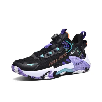 Kuding Cushioning Anti Slip Wear Resistant Breathable Support Impact Resistant Mid Top Basketball Shoes Men's