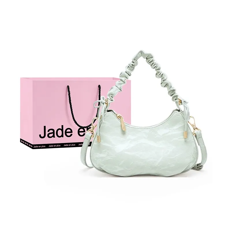 Jade En Plus PU Handbag Regular Women's 1Ballet Pink/Cardamom Green/Jade Frost White/Khaki-6