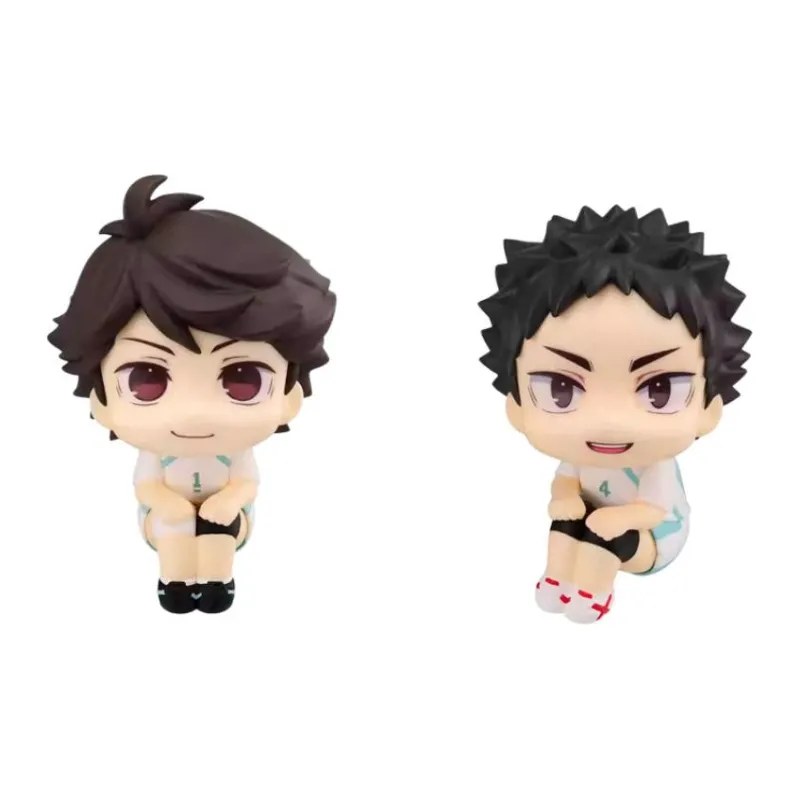 MegaHouse Lookup Haikyuu!! Toru Oikawa Hajime Iwaizumi Team Uniform Ver. Set With Special Bonus Chibi Figures-1