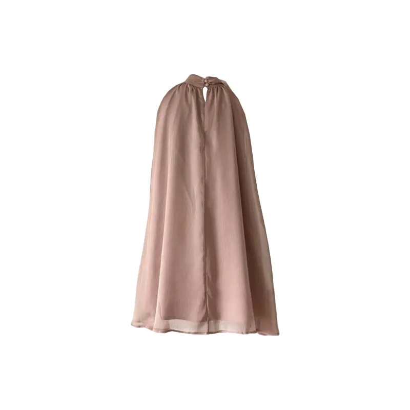 TUSHIFEI Sleeveless Dress Women's Nude-1