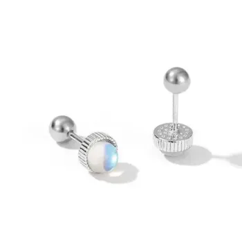JIACUIYUN Colored Glaze Stud Earrings Unisex