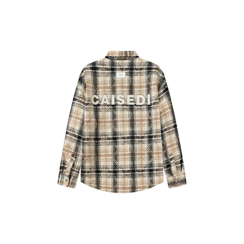 CAISEDI Jackets & Coats Men's Apricot-1