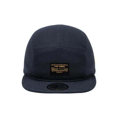 black faux leather cap