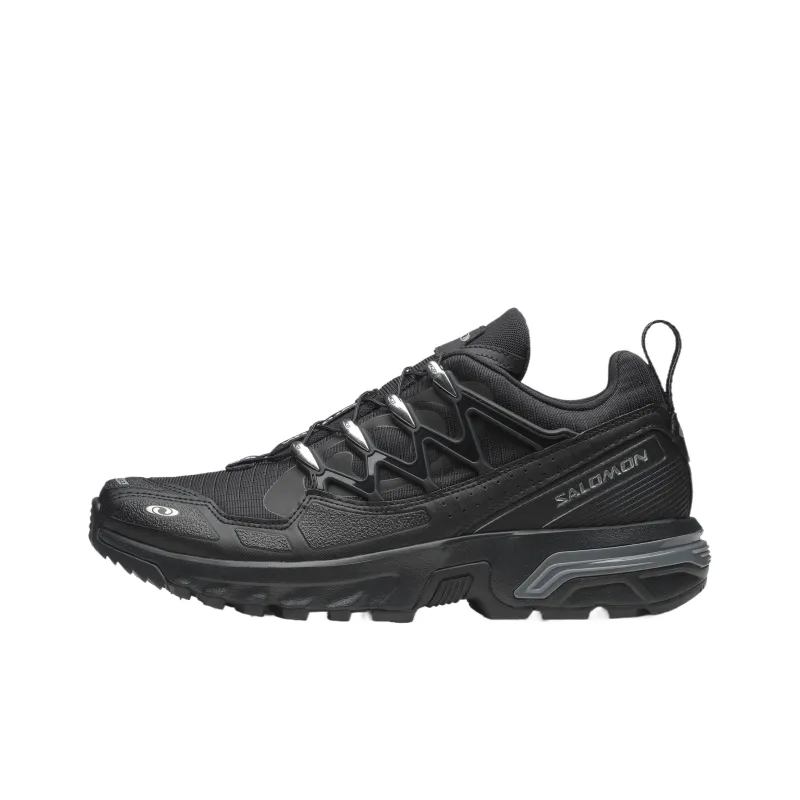 SALOMON ACS + Abrasion Resistant Low Top Running Shoes Unisex Black-0