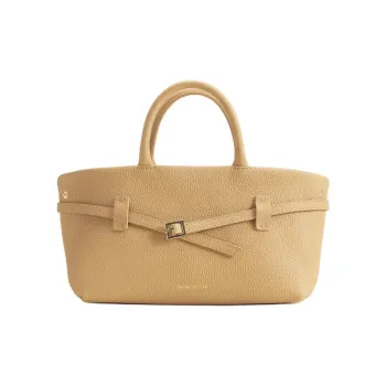 Manu Atelier Calfskin Shoulder Bag Crossbody Bag Handbag Women's Cookie