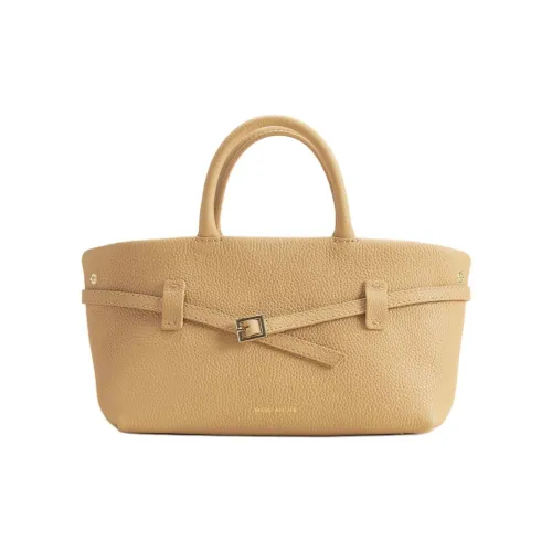 Manu Atelier Calfskin Shoulder Bag Crossbody Bag Handbag Women's Cookie
