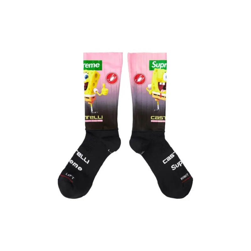 Supreme Sponge Baby, Collaboration Cycling Socks Unisex-0
