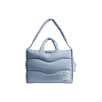 Coachtopia Recycled Polyester Tote Bag, Shopping Bag, Shoulder Bag, Handbag Tubas Unisex Blue