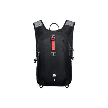 OIWAS Fabric Backpack Unisex Black/Dark Blue/Dark Gray