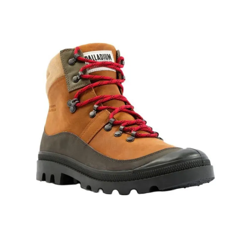 Palladium PALLABROUSSE Waterproof High Top Hiking Shoes Men's Brown-1
