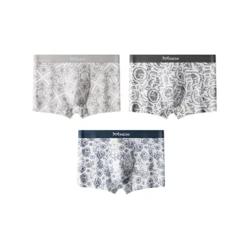 MIIOW Trendy Party Collection Cooling Summer Collection Underpants Men's 3 Pack