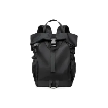 Elsvet Waterproof Fabric Backpack Unisex Multicolor