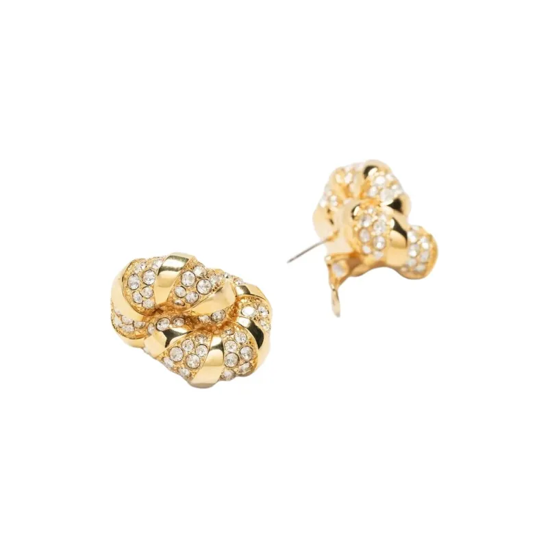 Lanvin Glass Earrings Women's Gold-1
