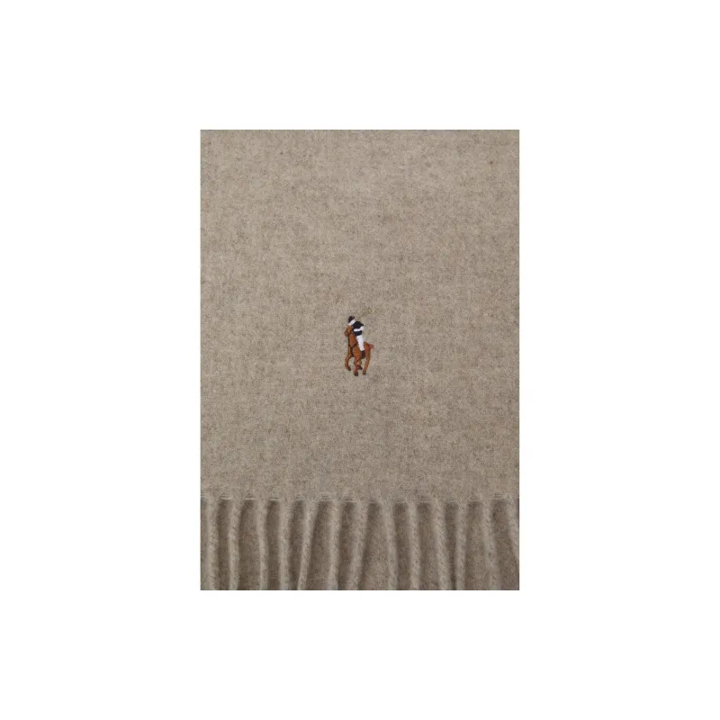 Polo Ralph Lauren Knit Scarves Men's Light Gray-2