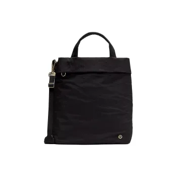 Lululemon Recycled Nylon Tote Bag Shopping Bag One Shoulder Handbag Unisex Black