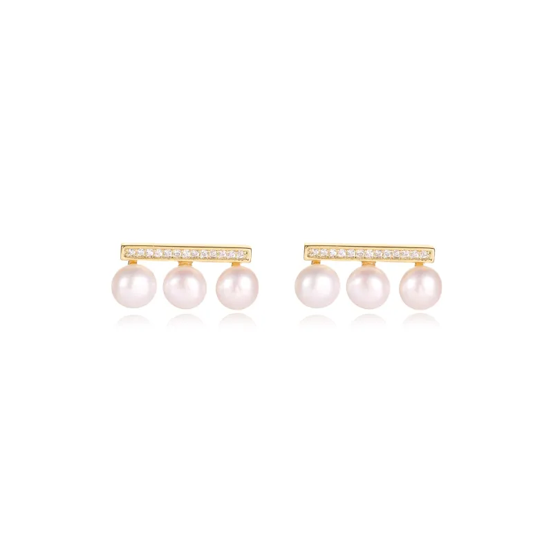 ONEKISS Gold-Plated Copper Earrings Women's-0