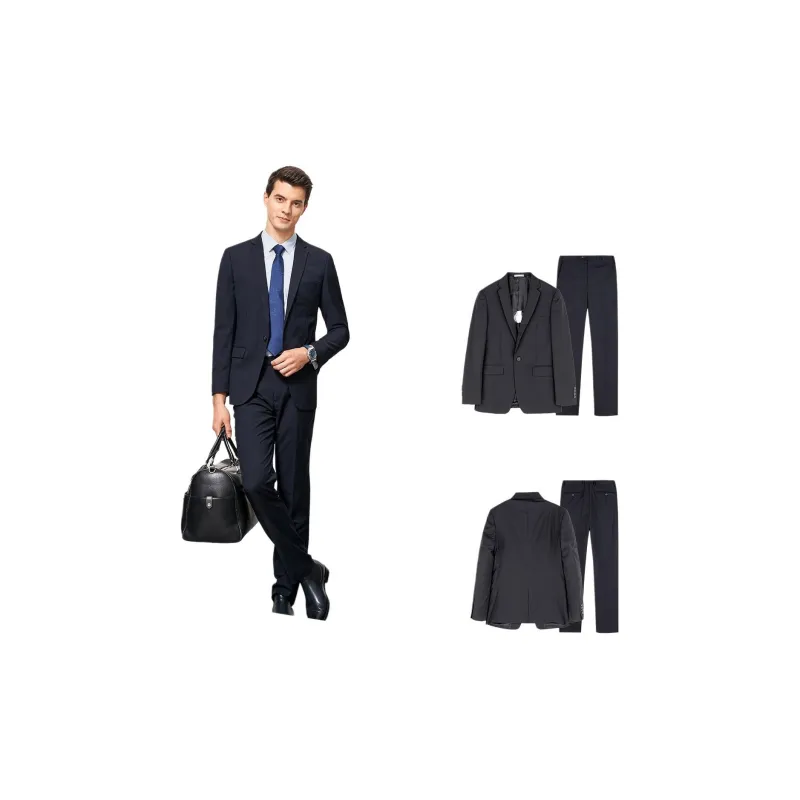 FIRS Business Suits Men's Black-2