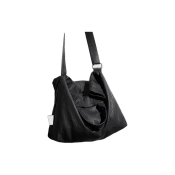BEMIX PETS Microfiber Leather Handbag Men's Black