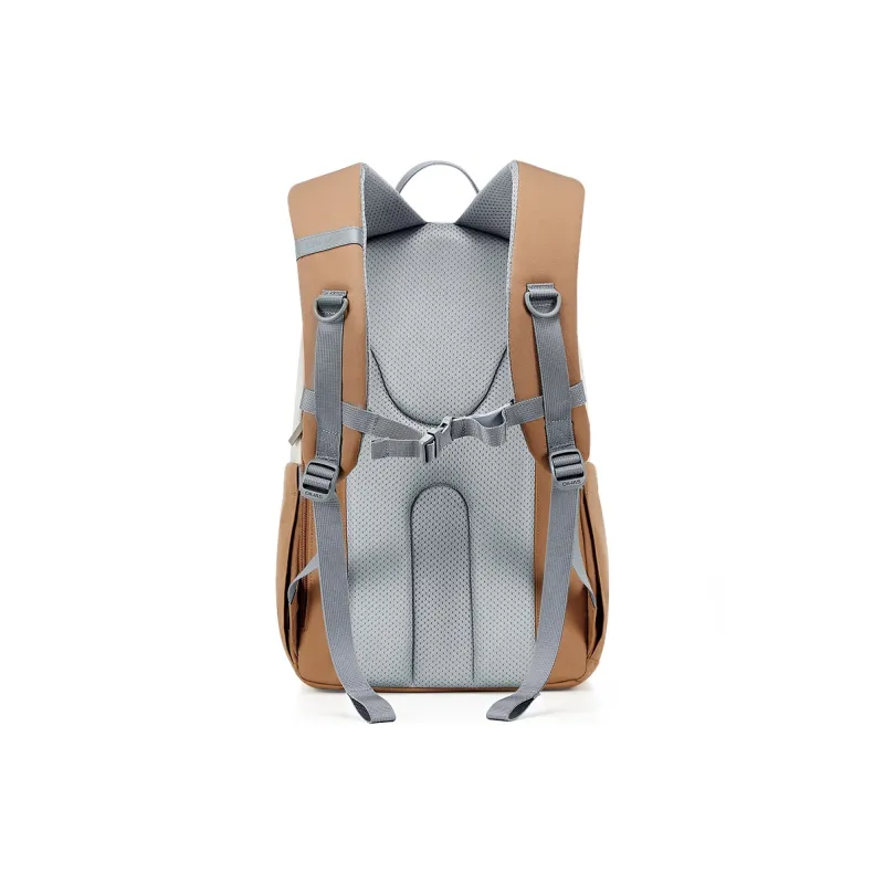 OIWAS Fabric Backpack Regular Unisex Gray/Khaki-11