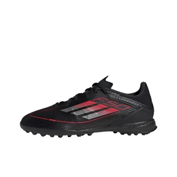 Adidas F50 League Anti Slip Wear Resistant Soccer Shoes Unisex Black Red