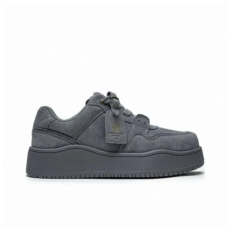 KAAVER OTTO Low Top Skateboard Shoes Women's Gray-3