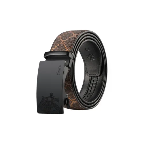 15 MINS Polyvinyl Chloride Leather Belts Men's Width  3.5cm